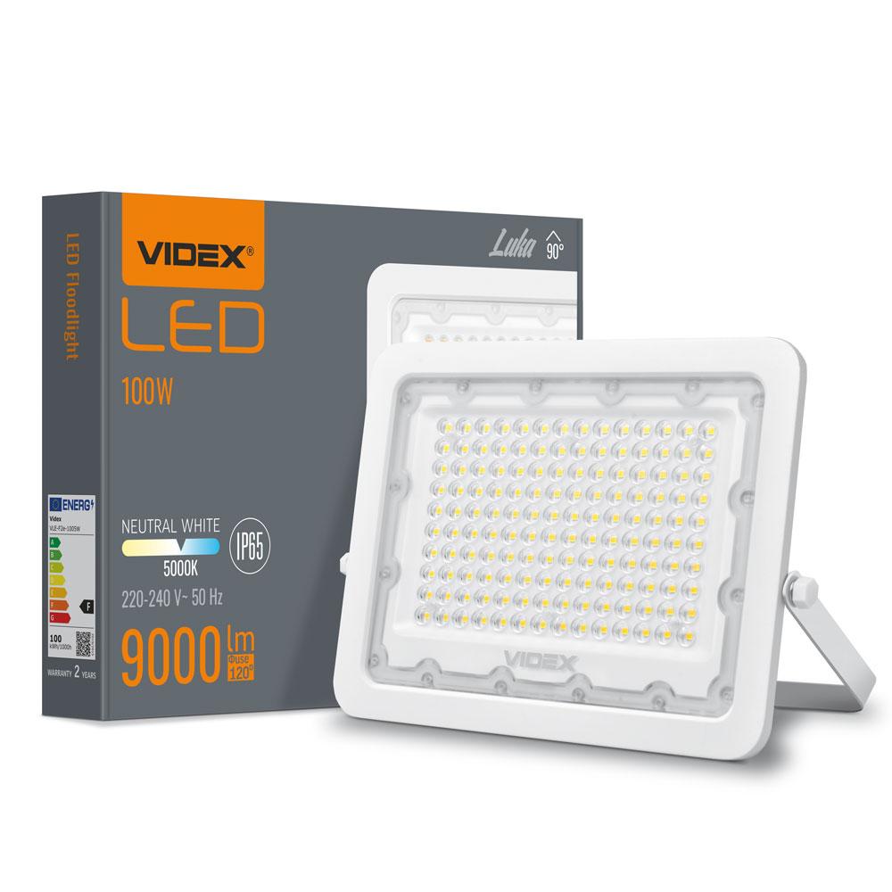 LED REFLEKTOR 100W  VIDEX LUCA NW + ZÁRUKA 3 ROKY