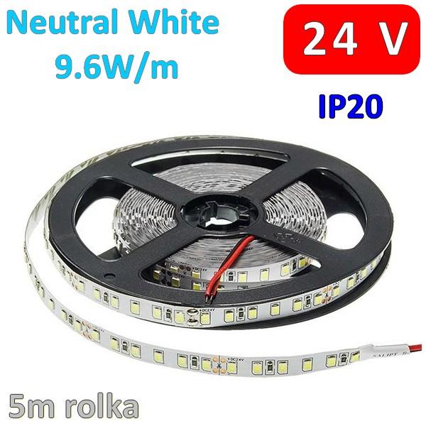 1m LED pásik 9.6W/m 24V IP20 neutrálna biela