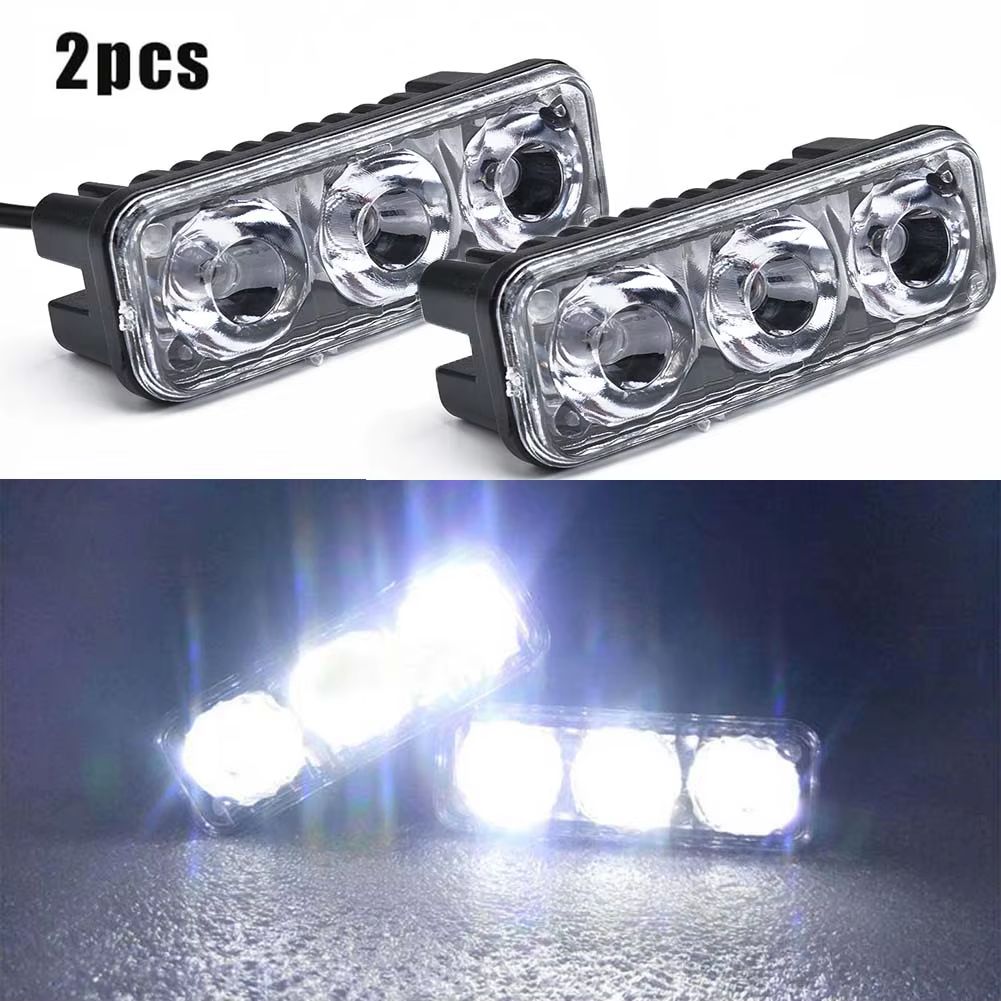 2 ks 3LED Auto pracovné svetlo / DRL denné svietenie 12V