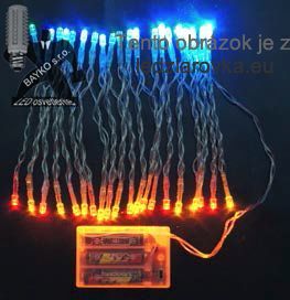 Vianočná reťaz 30 LED 3m na tužkové baterky