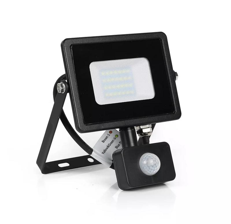 LED REFLEKTOR 20W SO SENZOROM POHYBU 4000K - NW LUMAX