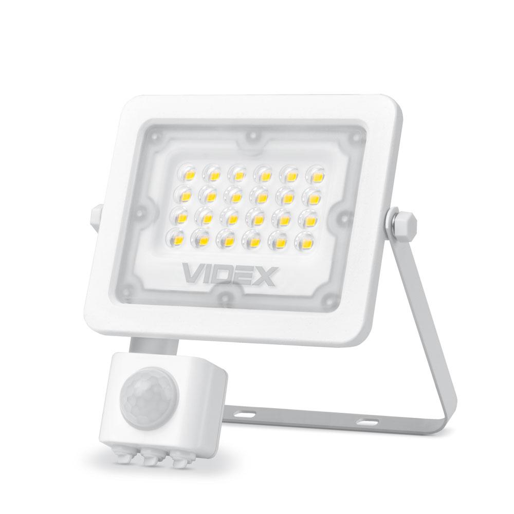 LED REFLEKTOR 20W VIDEX LUCA NW + SENZOR POHYBU + ZÁRUKA 3 ROKY