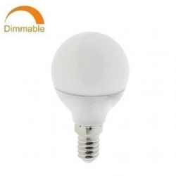 E14 LED žiarovka G45 6W Neutrálna biela Stmievateľná
