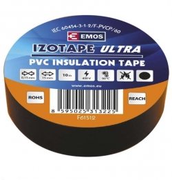 Izolačná páska PVC 15mm /10m čierna