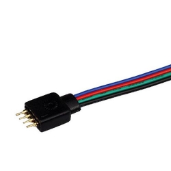 Konektor RGB kábel 4 pin samec