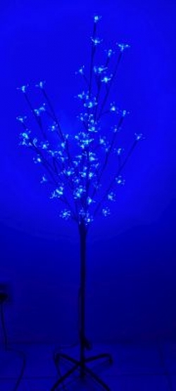 LED dekoratívny stromček so stojanom 120cm Modrá