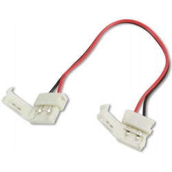 Prepojovací kábel pre LED pásik, 8mm zacvakávací konektor