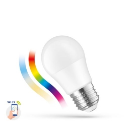 SMART LED RGB + CCT žiarovka 5W WIFI E27