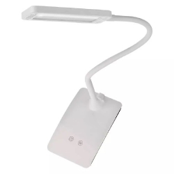 Stolná lampa LED Eddy, biela