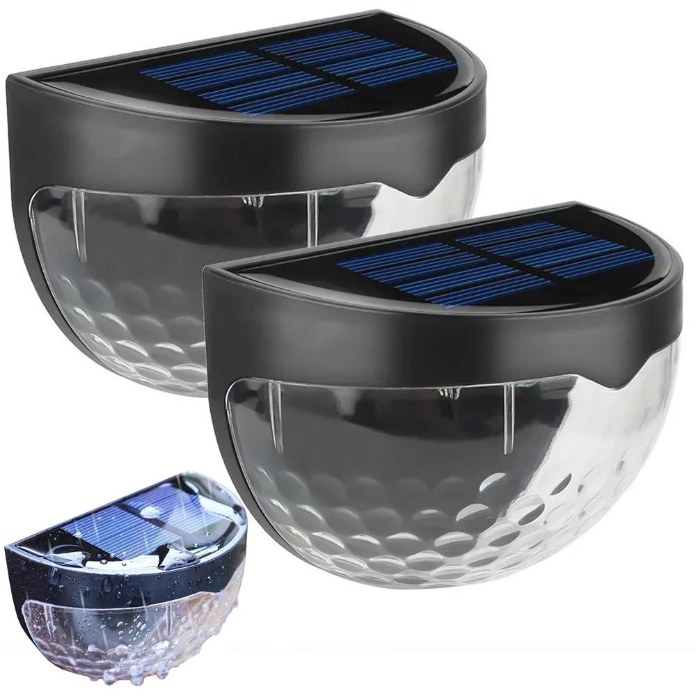 2ks SOLÁRNA LAMPA 6 LED Studená