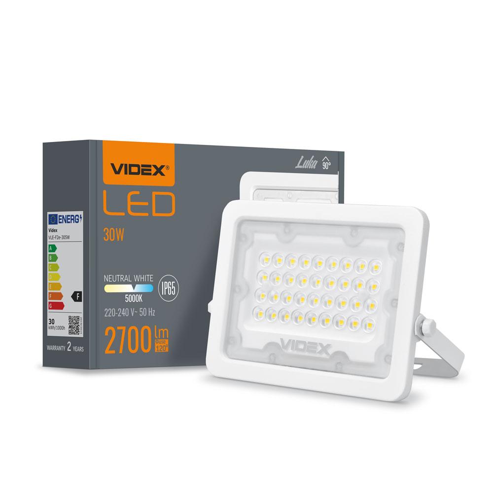 LED REFLEKTOR 30W VIDEX LUCA NW + ZÁRUKA 3 ROKY