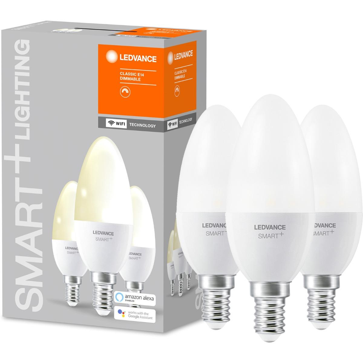 3PAK LED ŽIAROVKA E14 5W SMART+ WIFI STMIEVATEĽNÁ