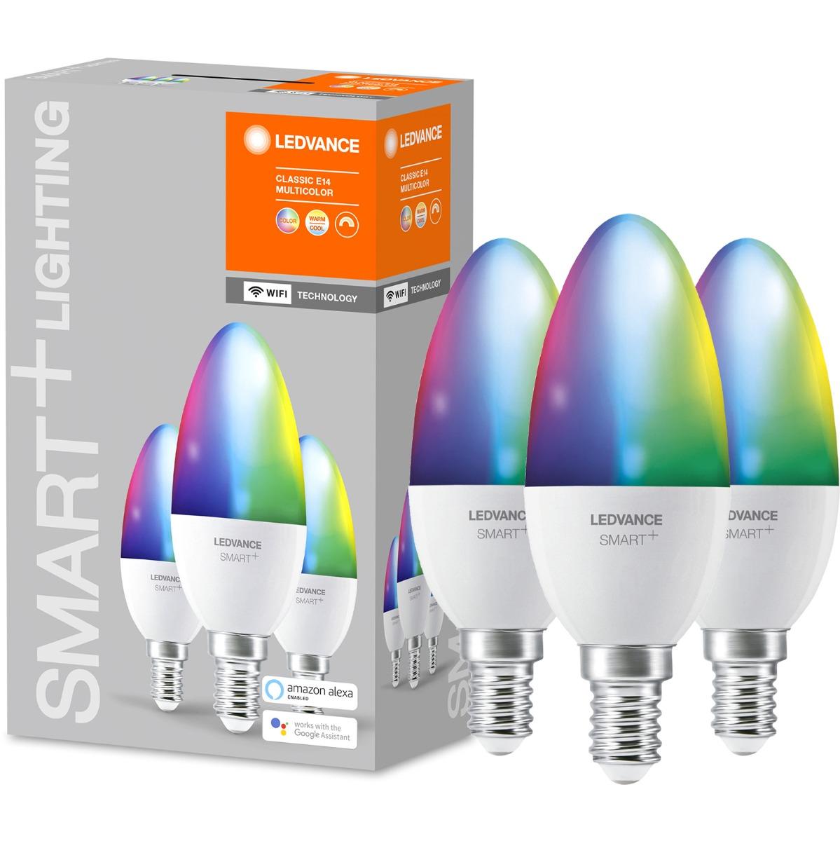 3KS LED ŽIAROVKA E14 5WCCT RGB SMART+ WIFI STMIEVATEĽNÁ