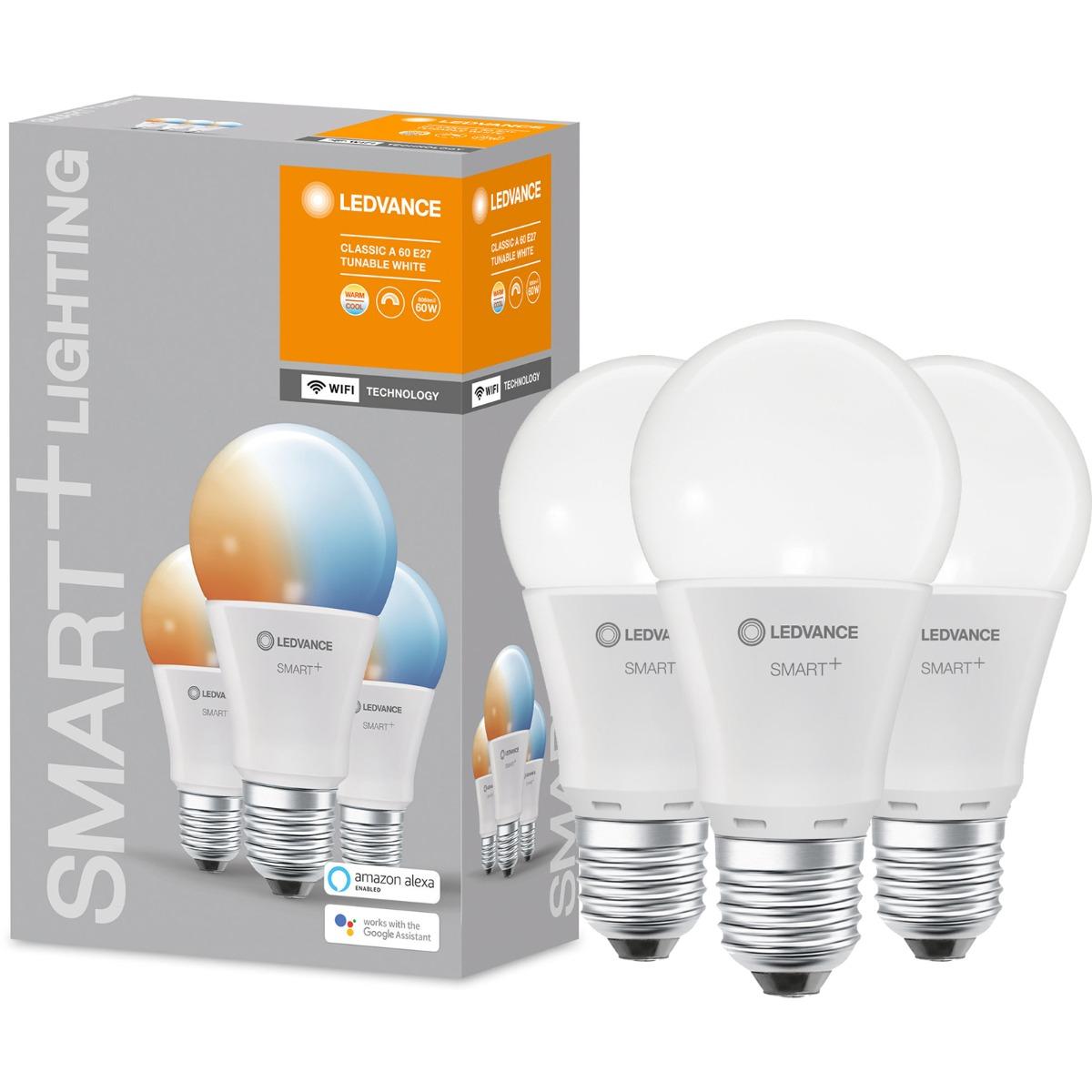 3KS LED ŽIAROVKA E27 9W CCT SMART+ WIFI STMIEVATEĽNÁ