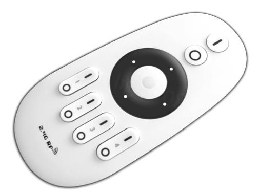 4-zónové diaľkové ovládanie MONO/CCT MiLight FUT007