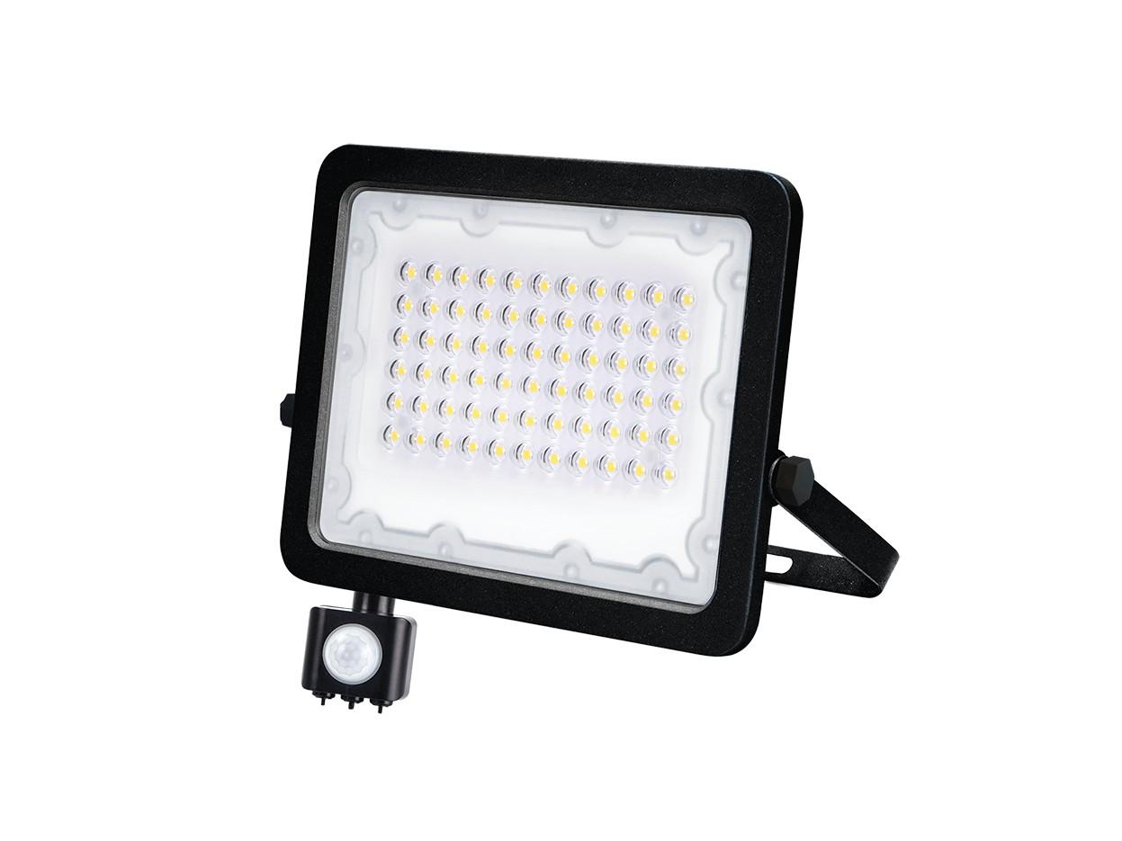 50W LED REFLEKTOR CW + PIR LUMAX GALAX