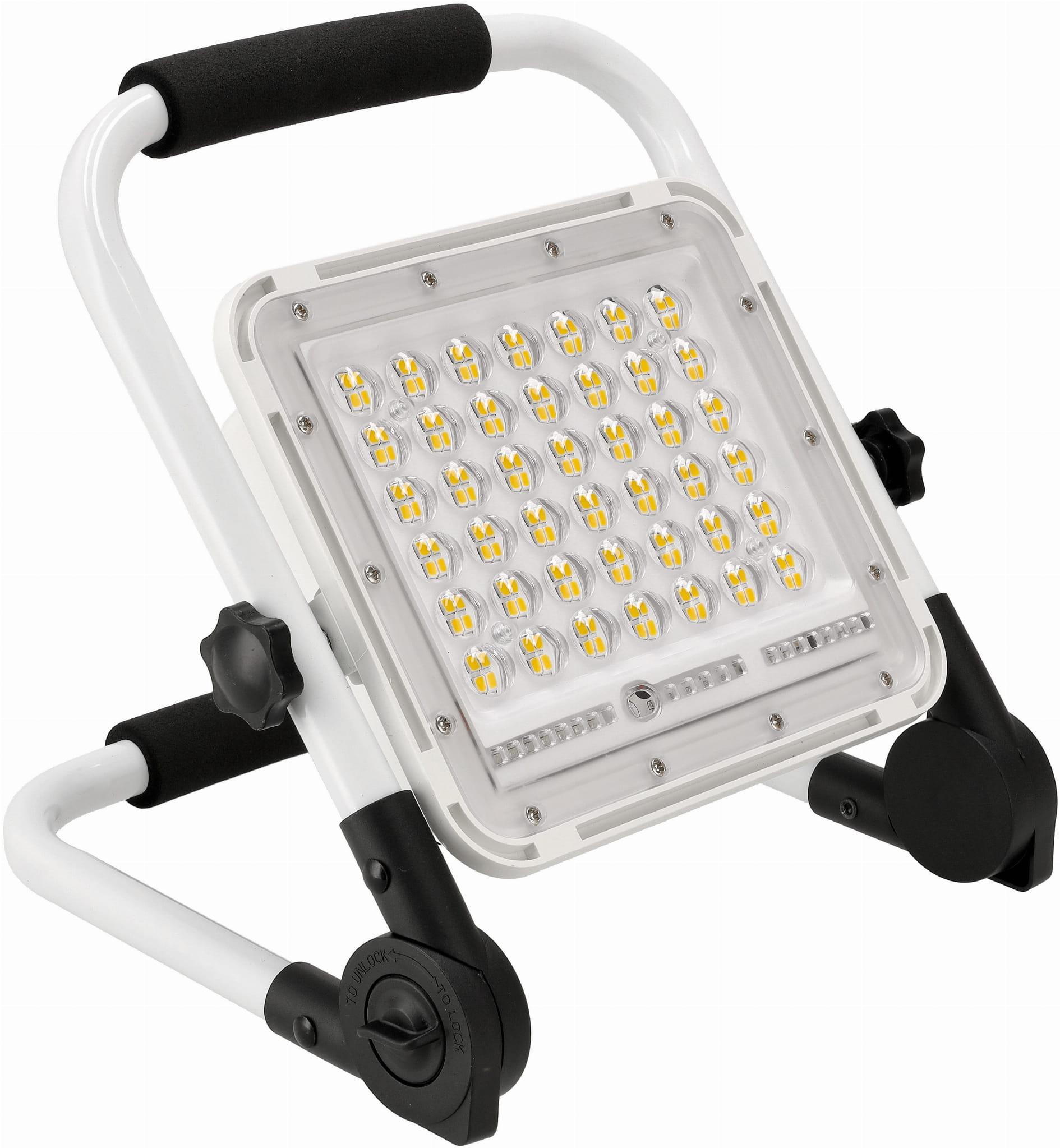 PRENOSNÝ LED REFLEKTOR 60W NAPÁJANÝ BATÉRIOU