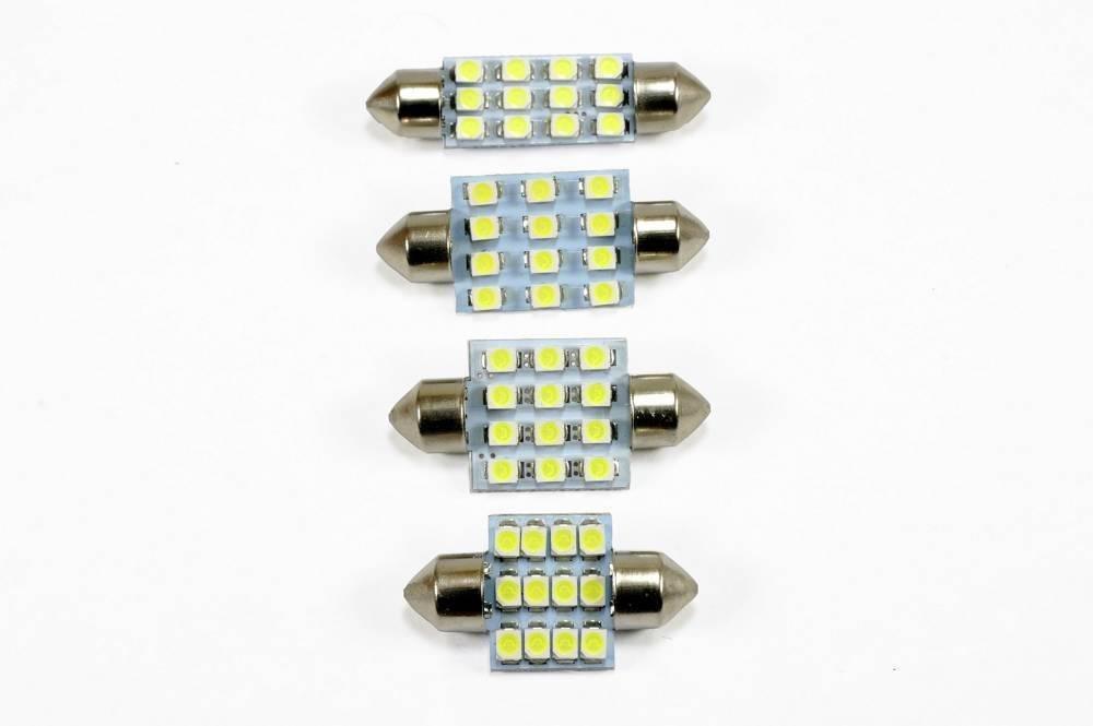 AUTO LED ŽIAROVKA C5W 12 SMD 31 mm, 36 mm, 39 mm, 42 mm.