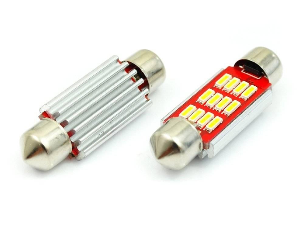 AUTO LED ŽIAROVKA C5W 12 SMD 4014 CAN BUS 31 mm. 39 mm.