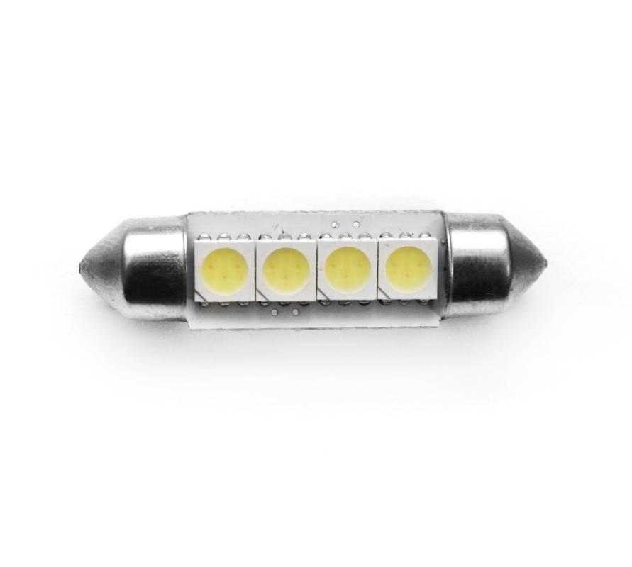 AUTO LED ŽIAROVKA C5W 4 SMD 5050 36 mm / 39 mm / 42 mm