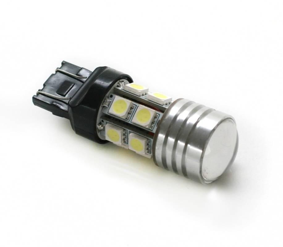 AUTO LED ŽIAROVKA T20 W21 / 5W 5W CREE + 12 SMD 5050