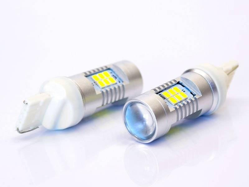 T20 AUTO LED ŽIAROVKA W21W WY21W 21 SMD 2835