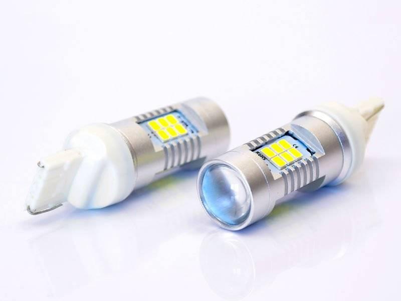 T20 AUTO LED ŽIAROVKA  W21W WY21W 21 SMD 2835