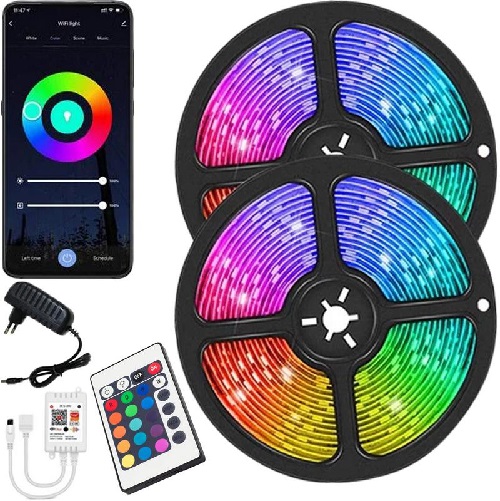 Bluetooth RGB LED pásik 10m