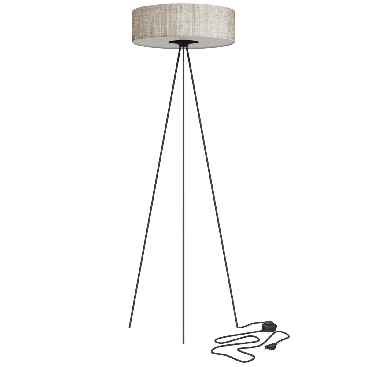 CADILAC III 8190 Nowodvorski Grey 3xE27 Statívová stojaca lampa výška 154 cm Moderné