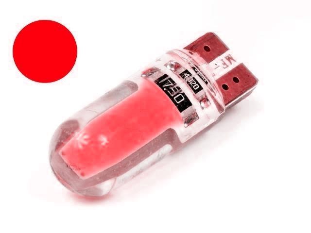 LED AUTO ŽIAROVKA ČERVENÁ CANBUS RESISTOR, T10