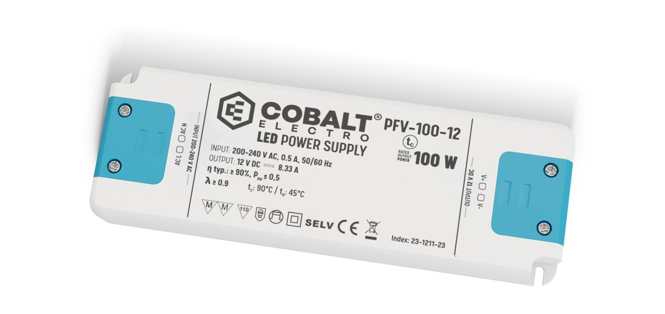 COBALT PFV 12V 100W IP20 NAPÁJACÍ ZDROJ