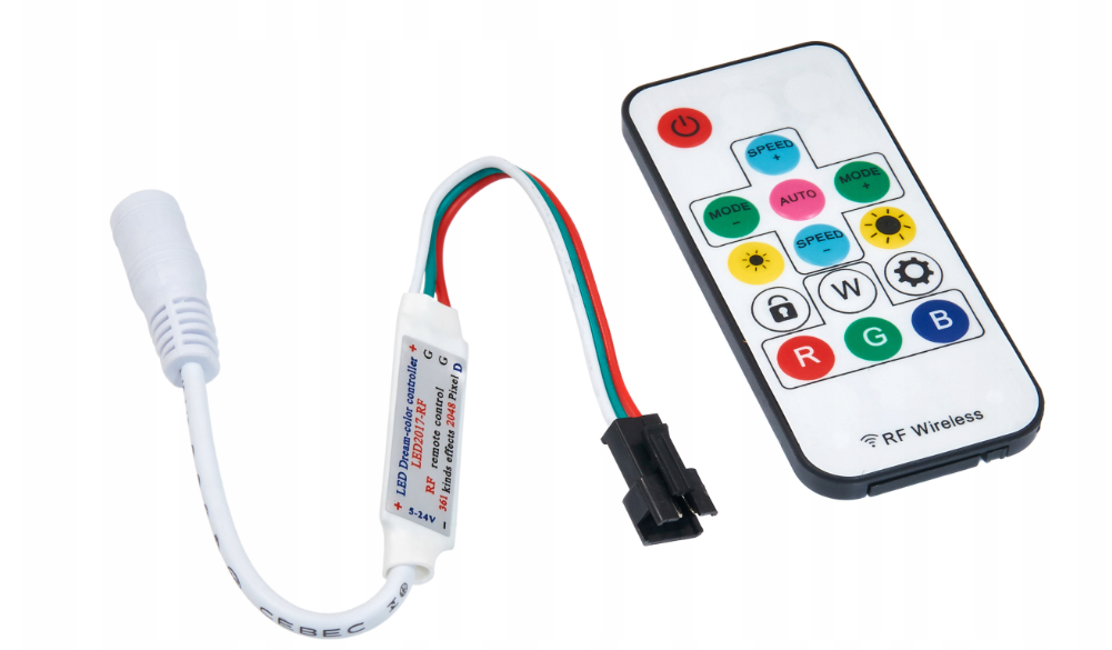 Diaľkové ovládanie pre digitálne LED pásy LED K13 WS2811