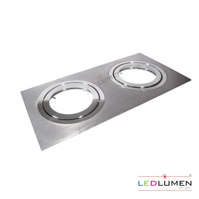 DLA-10/2 AL – Zápustné podhľadové LED svietidlo pre 2 LED moduly