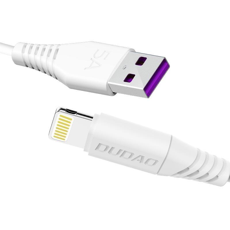 DUDAO USB/LIGHTNING 5A KÁBEL 1M BIELY (L2L 1M BIELY)