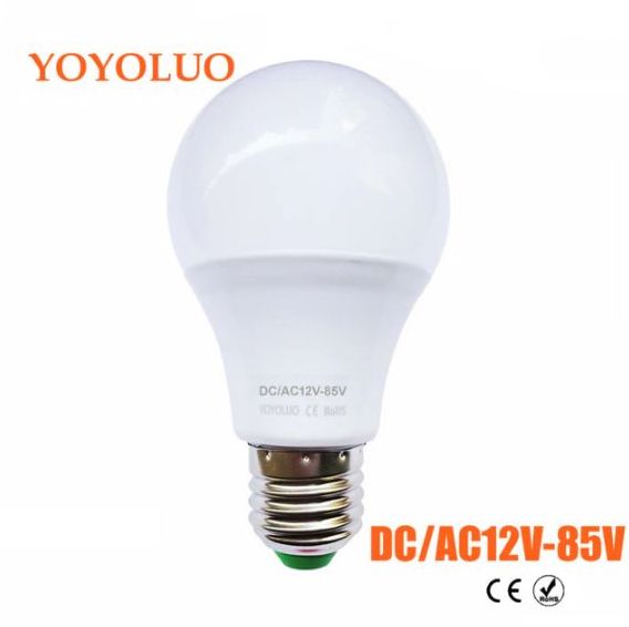 E27 SMD bulb teplá biela 9W 12V-85V
