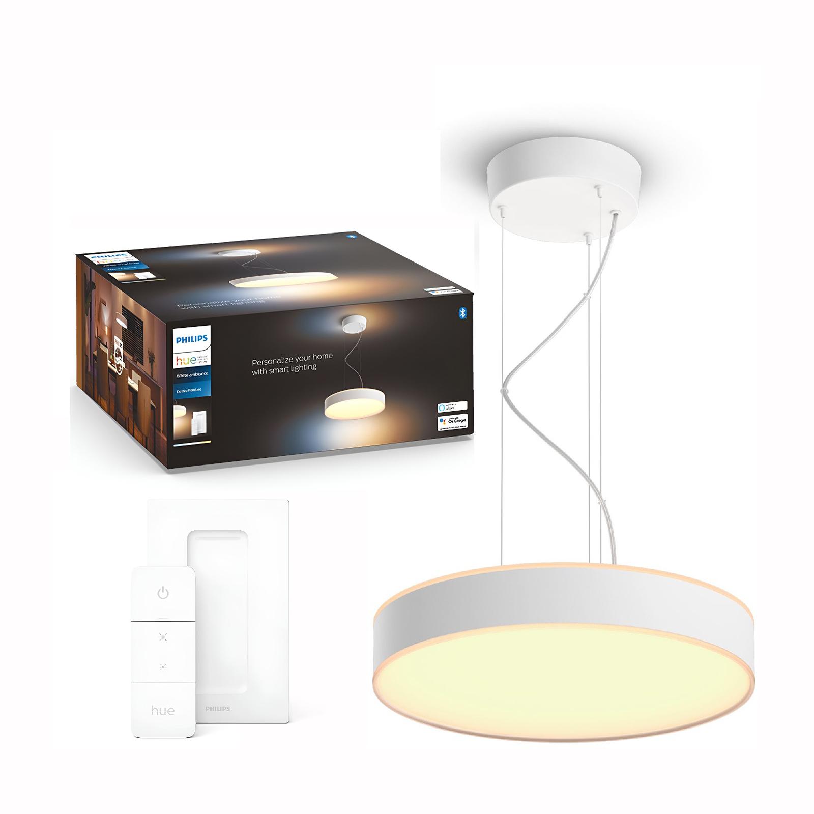 ENRAVE LED stropné závesné svetlo biele 33,5W CCT PHILIPS HUE Bluetooth + stmievač