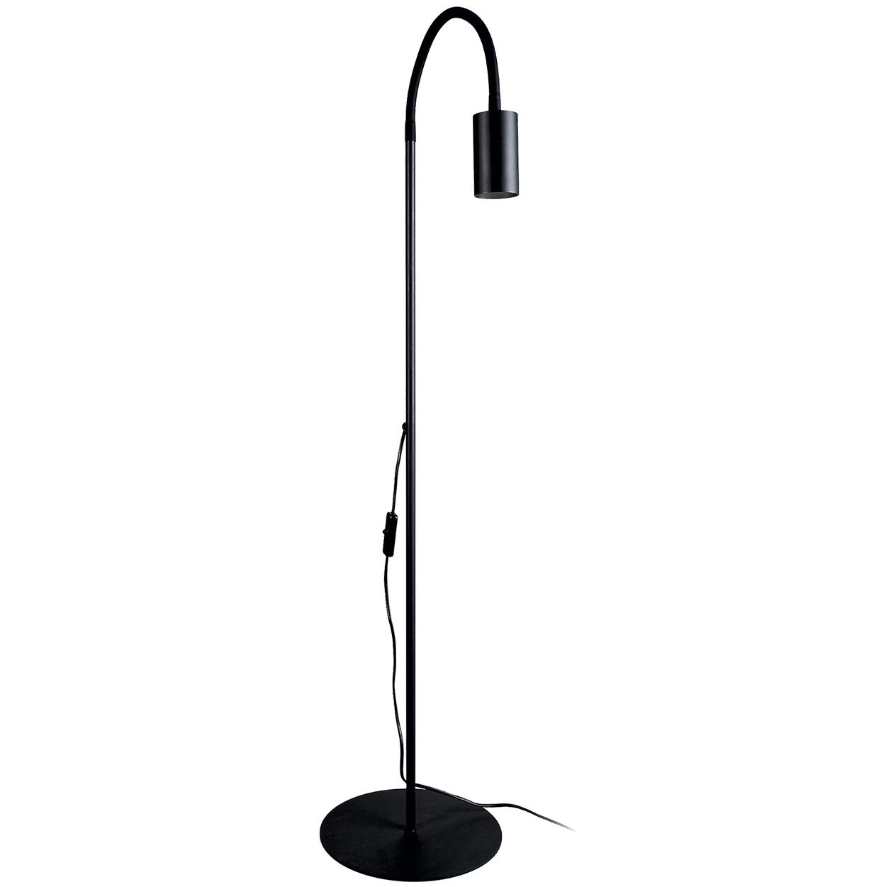 EYE FLEX Stojaca lampa 8935 Nowodvorski Black GU10 Floor Flexible Arm Minimalist Steel