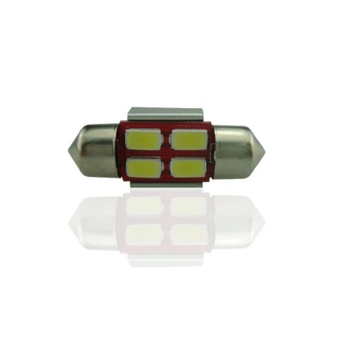 Festoon 4 LED SMD 5730 31mm 12V s chladičom