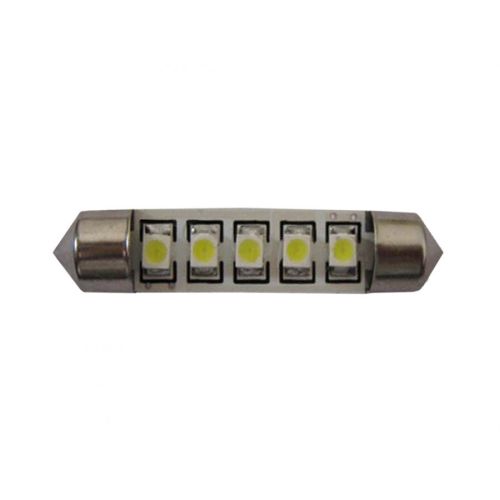 Festoon 5 LED SMD 42mm 12V - studená biela