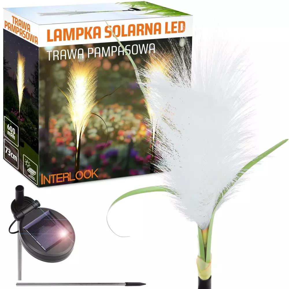 LED solárne záhradné svietidlo Pampas Grass  73 cm, 600 mAh