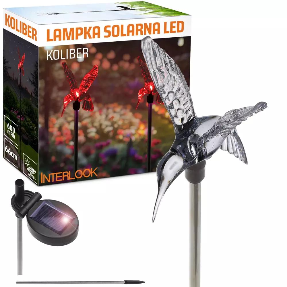 Koliber LED solárne záhradné svietidlo  66 cm, 600 mAh