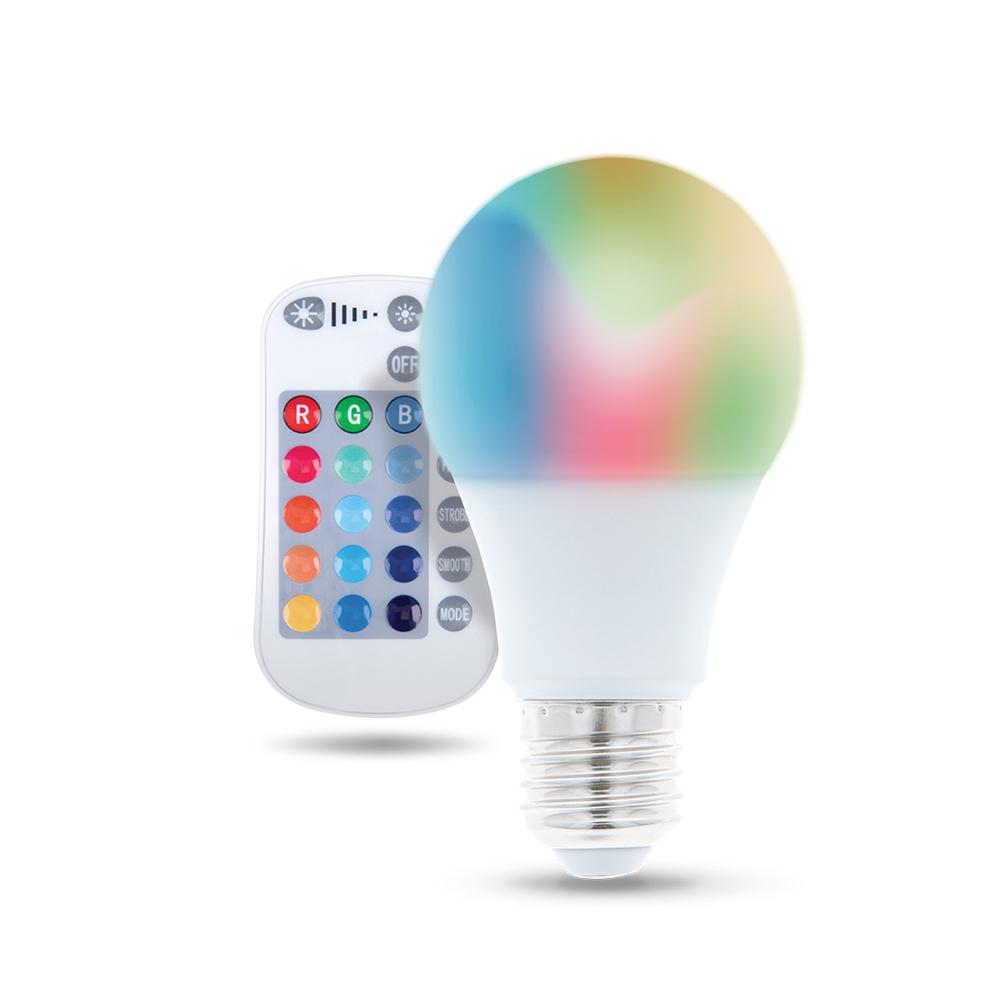 FOREVER RGB LED ŽIAROVKA E27 9W TEPLÁ BIELA RTV003564
