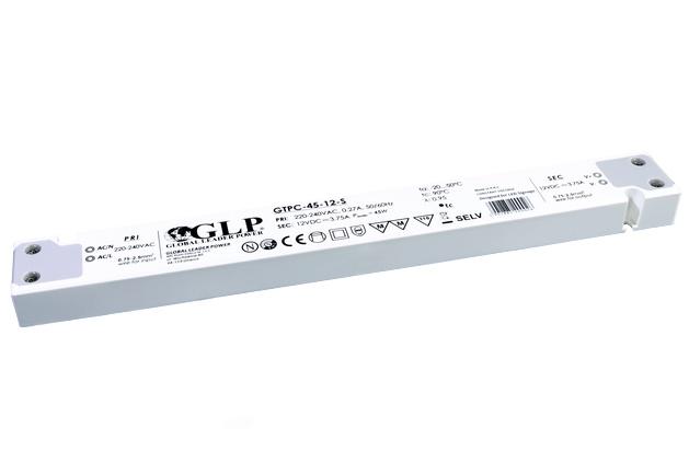 NAPÁJACÍ ZDROJ GLP LED IP67 45W 12V DC - GTPC-45-12-S