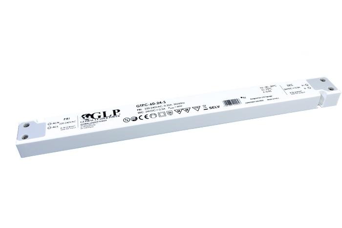 NAPÁJACÍ ZDROJ GLP LED 60W 24V DC - GTPC-60-24-S