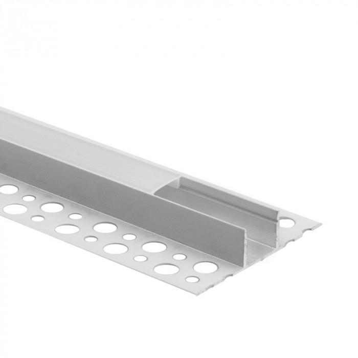 SADA 2m SDK lišta povrchová biela 12 mm + mliečna krytka + 4x ukončenie