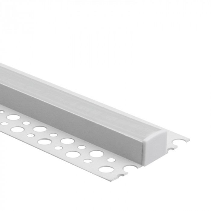 SADA 2m SDK lišta povrchová biela 12 mm + matná krytka + 4x ukončenie