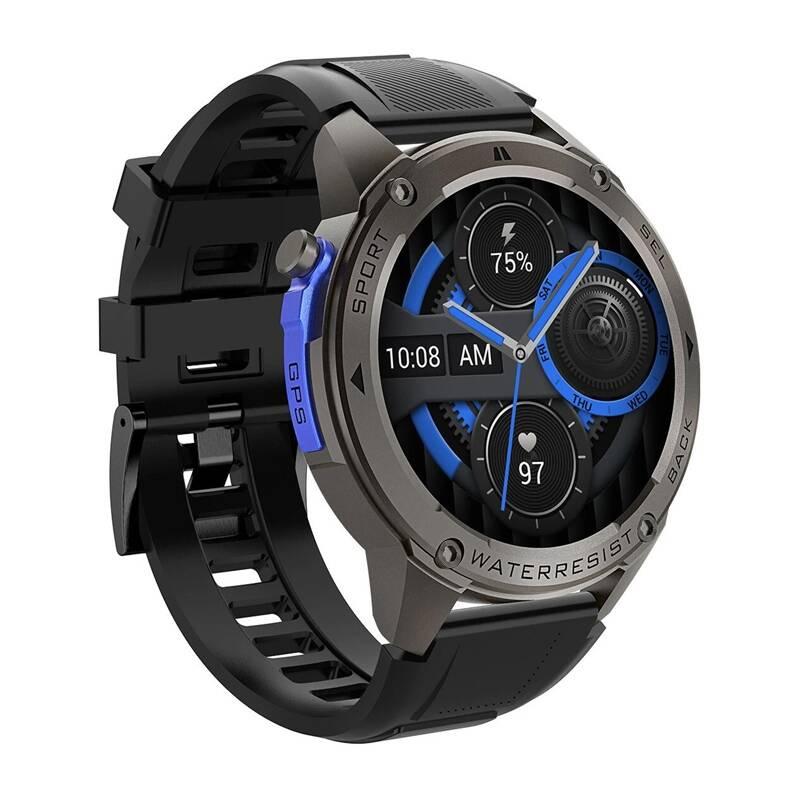 BlitzWolf BW-Voyager1 Black – inteligentné hodinky pre aktívny život
