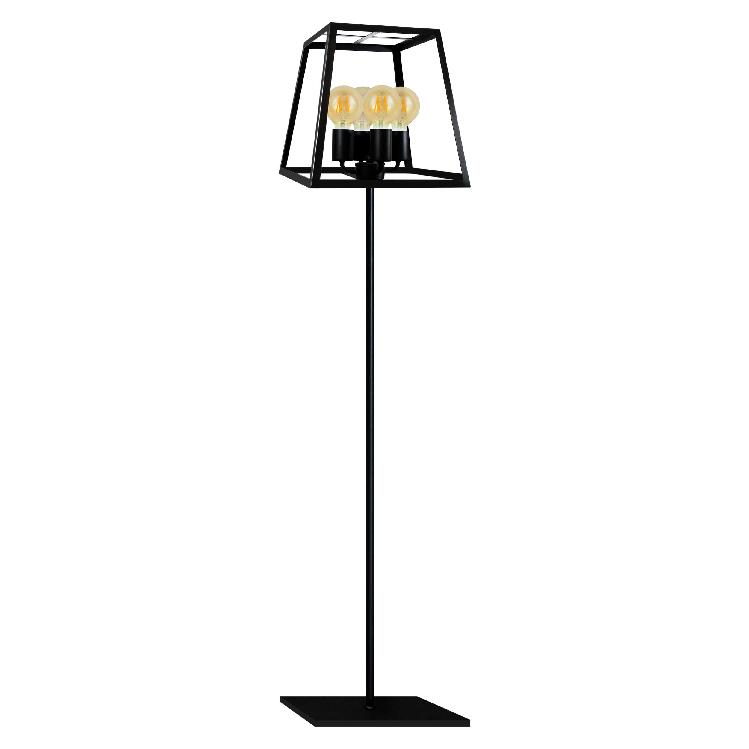 IL MIO FINLAND Stojaca lampa 4xE27 čierna - GOLDLUX (Polux)