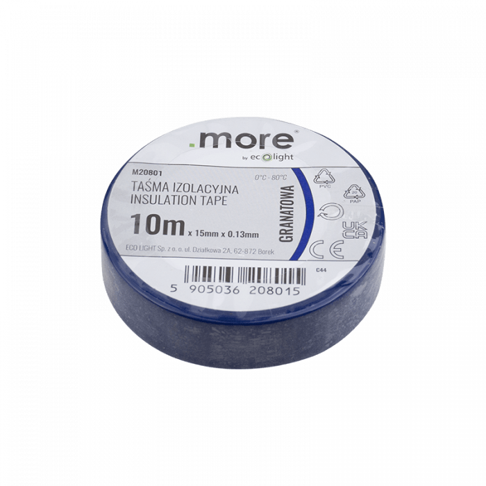 Izolačná páska 15 mm × 0,13 mm – námornícka modrá, 10 m (1 ks)