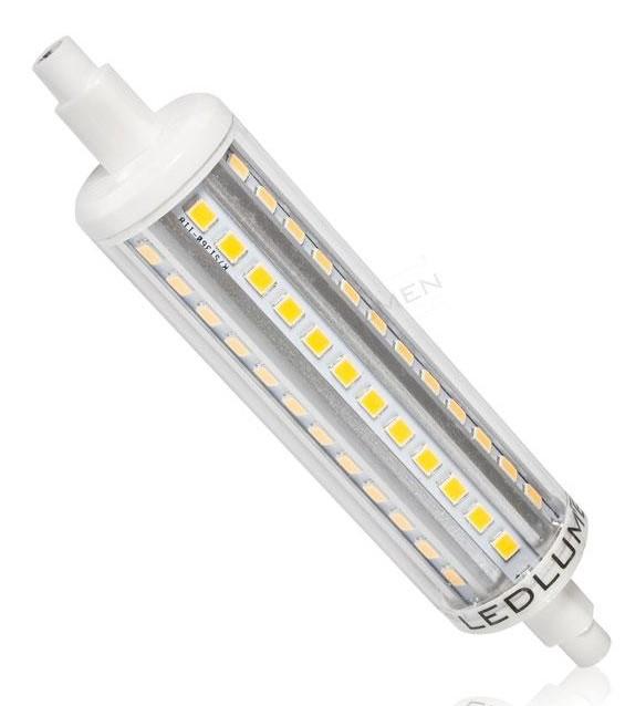 R7S 7W STUDENA BIELA 230V 72LED CCD